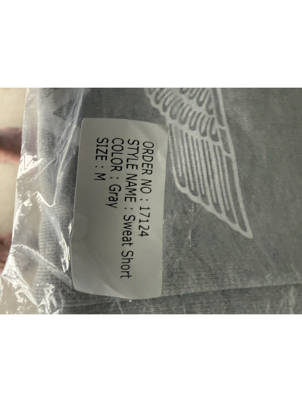 BOY LONDON Mens Sweat Shorts Gray Sz M NWT Deadstock 17124 - Picture 8 of 9
